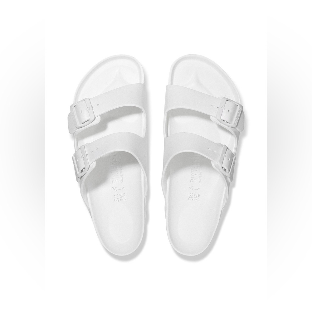 Birkenstock Arizona Essential EVA Slide Sandals White NWOT EU 38 / US 7 - 7.5